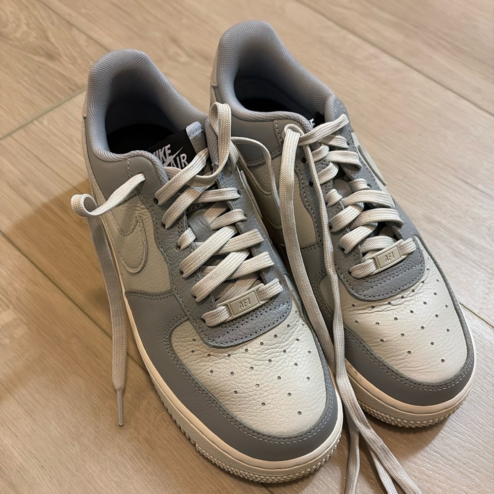 Brand new custom grey Nike AF1s